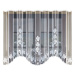 Dekorační žakárová záclona s řasící páskou MILLY 160 bílá 300x160 cm MyBestHome