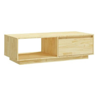 SHUMEE Konferenční stolek 110 × 50 × 33,5 cm masivní borové dřevo, 809882