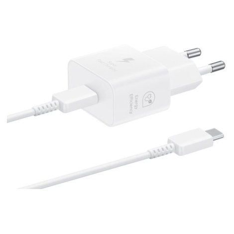 Nabíječka Samsung EP-T2510EWE Quickcharge 25W + kabel EP-DN980BWE typ C bílá (volně)