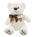 Euro Baby Plyšový medvídek 40cm - bílo/smetanový