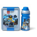 LEGO® City svačinový set (láhev a box) - modrá