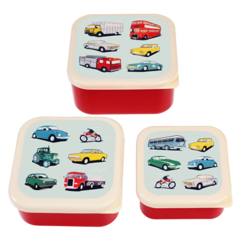 Dětský svačinový box 3 ks Road Trip – Rex London