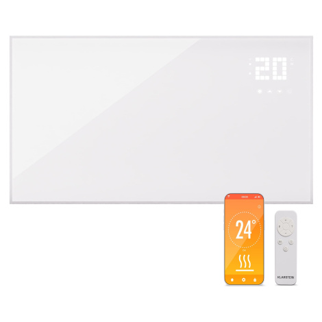 Klarstein Wonderwall Smart Bornholm, infračervený ohřívač, 90 x 50 cm, App, 480 W