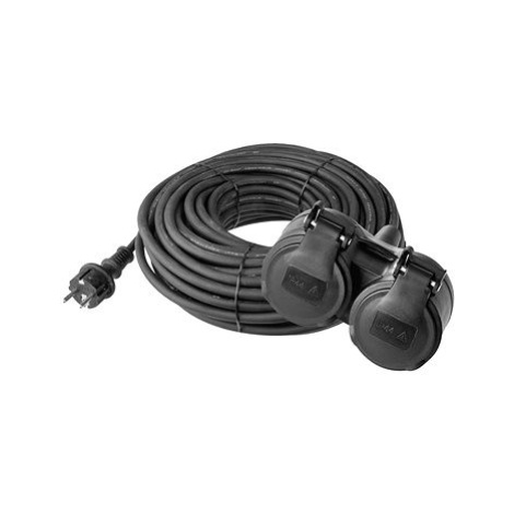 EMOS Prodlužovací kabel gumový 15m černý