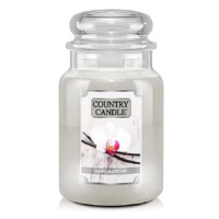 Country Candle Svíčka ve skleněné dóze, Vanilková orchidej, 680 g