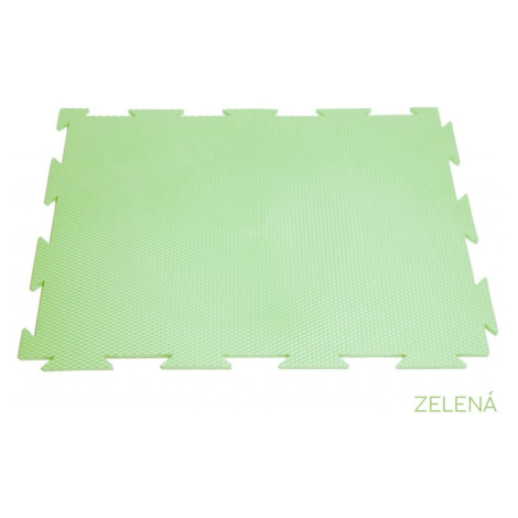 ELIS DESIGN Pěnová puzzle podložka barevná - nízká barva: Zelená Elisdesign