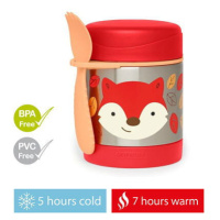 SKIP HOP Zoo Termoska na jídlo se lžičko/vidličkou Liška 325ml, 12m+