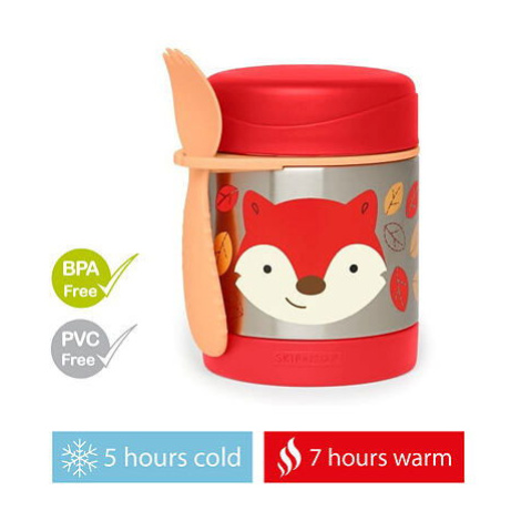 SKIP HOP Zoo Termoska na jídlo se lžičko/vidličkou Liška 325ml, 12m+