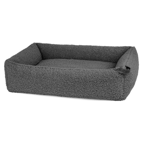 Tmavě šedý pelíšek pro psa z materiálu bouclé 65x80 cm Senso Graphite S/M – MiaCara