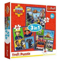 Puzzle Požárník Sam: Samův den 3v1 (20,36,50 dílků)