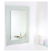 Zrcadlo s fazetou Amirro Snowqueen 60x80 cm šedá 711-447