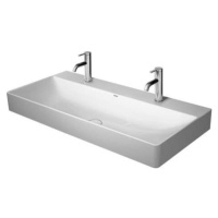 Dvojumyvadlo Duravit DuraSquare 100x47 cm dva otvory pro baterii 2353100043