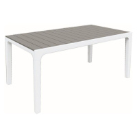 Stůl zahradní KETER Harmony White/Light Grey - rozbaleno - mírně odřené dva rohy