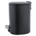 Nimco Odpadkový koš KOS9005 - 5 litrů, černý matný oválný čtverec (KOS9005-90), Soft Close zavír