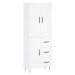 vidaXL Skříň highboard bílá 69,5 x 34 x 180 cm kompozitní dřevo