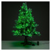 Luxusní vánoční 3D stromek QVC / jedle / 180 cm / 600 LED Deluxe / 132 barevných efektů / zasněž