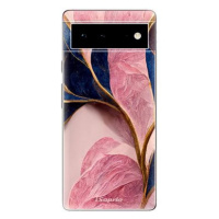 iSaprio Pink Blue Leaves pro Google Pixel 6 5G