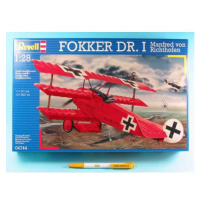 Plastic modelky letadlo 04744 - Fokker Dr.I 'Richthofen' (1:28)