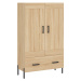 vidaXL Skříň highboard dub sonoma 69,5 x 31 x 115 cm kompozitní dřevo