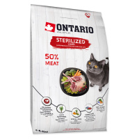 Ontario Cat Sterilised Lamb granule 6,5 kg