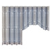 Dekorační žakárová záclona s řasící páskou GLADYS 160 bílá 400x160 cm MyBestHome