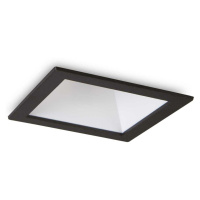 LED Zápustné bodové svítidlo Ideal Lux Game Square Black White 192406 11W 850lm 3000K IP20 hrana