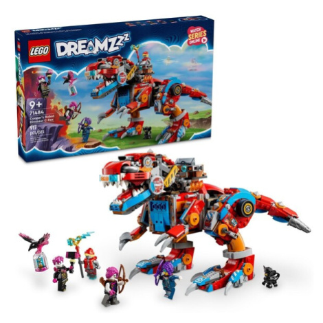 LEGO - DREAMZzz 71484 Cooper a jeho robotický dinosaurus C-rex