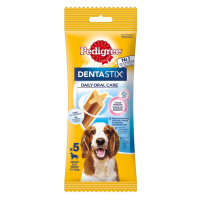 Pedigree Dentastix Medium každodenní péče o zuby - 5 ks Medium (128 g) - pro středně velké psy (