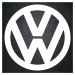 Dřevěný obraz - Znak loga Volkswagen