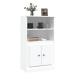 vidaXL Skříň highboard bílá 60 x 35,5 x 103,5 kompozitní dřevo