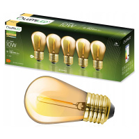 5-PAK LED žárovka LED E27 ST14 1,3W = 10W 2200K Teplá 110lm Filament do Girlandy LUMILED