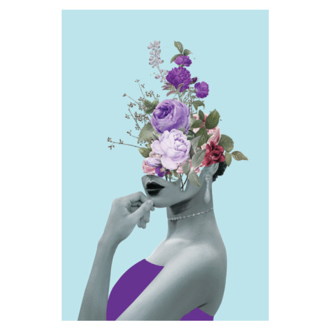 Plakát, Obraz - my flower, MadKat, 26.7 × 40 cm