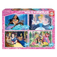 Puzzle Disney princezny 4v1