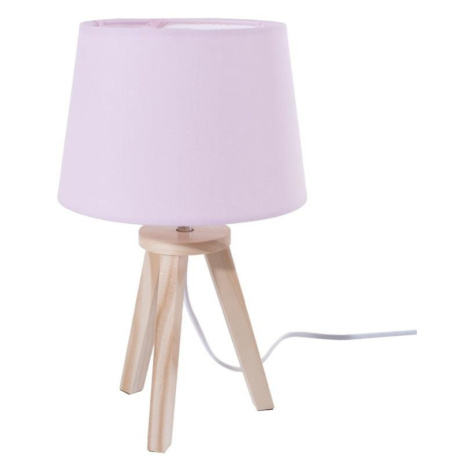 ATMOSPHERA Noční lampa s růžovým stínidlem 31 cm