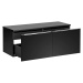 ArtCom Koupelnová skříňka s deskou SANTA FE Black D120/1 | 120 cm