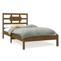 Rám postele medově hnědý masivní dřevo 100 × 200 cm, 3105658