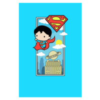 Umělecký tisk Superman - Chibi, (26.7 x 40 cm)