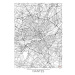 Mapa Nantes, Hubert Roguski, (30 x 40 cm)