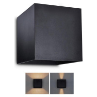 Brilagi Brilagi - LED Venkovní nástěnné svítidlo CUBE LED/6W/230V černá IP54