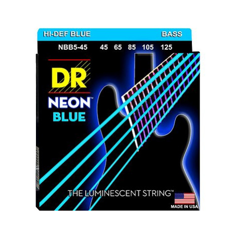 DR Strings Neon Blue NBB5-45