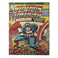 Obraz na plátně Captain America - Madbomb, 2 - 30×40 cm