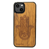 Pouzdro Bewood pro iPhone 15 Hamsa Imbuia