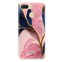 iSaprio Pink Blue Leaves pro Xiaomi Redmi 6