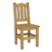 Židle z masivního dřeva sil 05 selská - k03 bílá patina