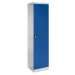 eurokraft pro Skříň na materiál, šířka 500 mm, 3 výsuvné police, 3 zásuvky, dveře hořcově modré
