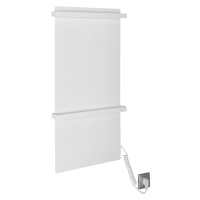 Sapho ELMIS elektrický sušák ručníků 400x800 mm, 120 W, hliník, bílá mat