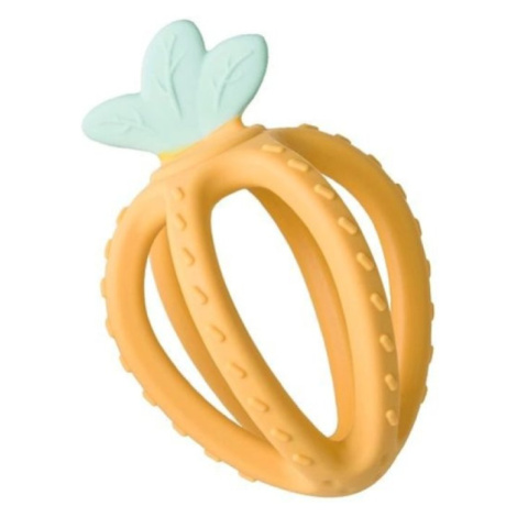 Saro Baby silikonové kousátko Fresh Fruit Mustard