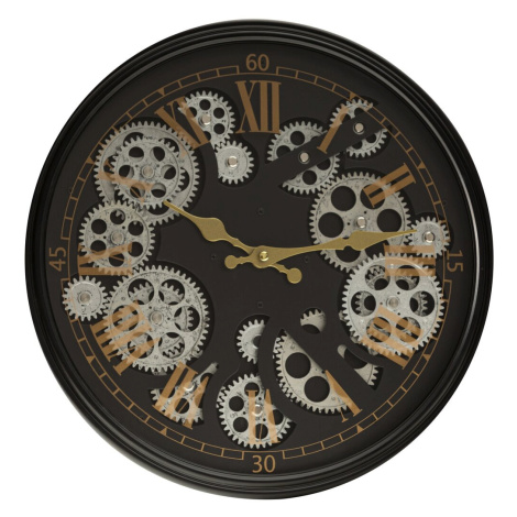 Nástěnné hodiny GAMA černá Ø 35 cm Mybesthome