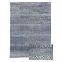Diamond Carpets koberce Ručně vázaný kusový koberec Diamond DC-MCN Medium blue/silver - 275x365 