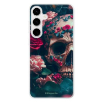 iSaprio Skull in Roses - Samsung Galaxy S24+